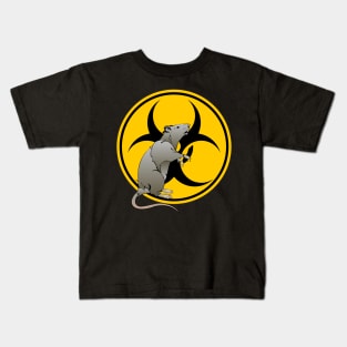 Biohazard rat Kids T-Shirt